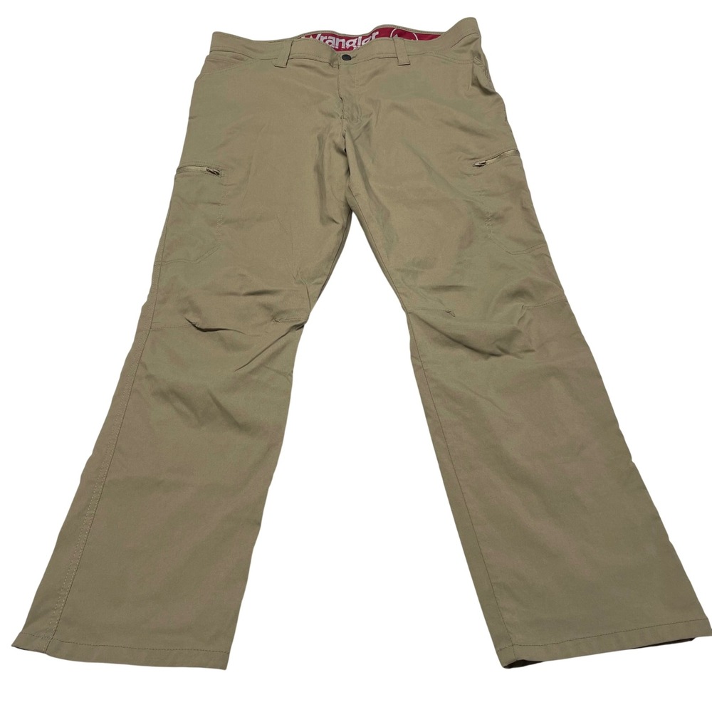 Wrangler Outdoor Cargo Pants‎ Mens 40/30 Tan Stretch Nylon Spandex 10NW788FR